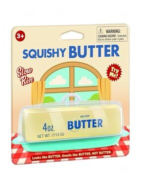 NIB Squishy Butter Slow Rise Fidget Toy Master Toys